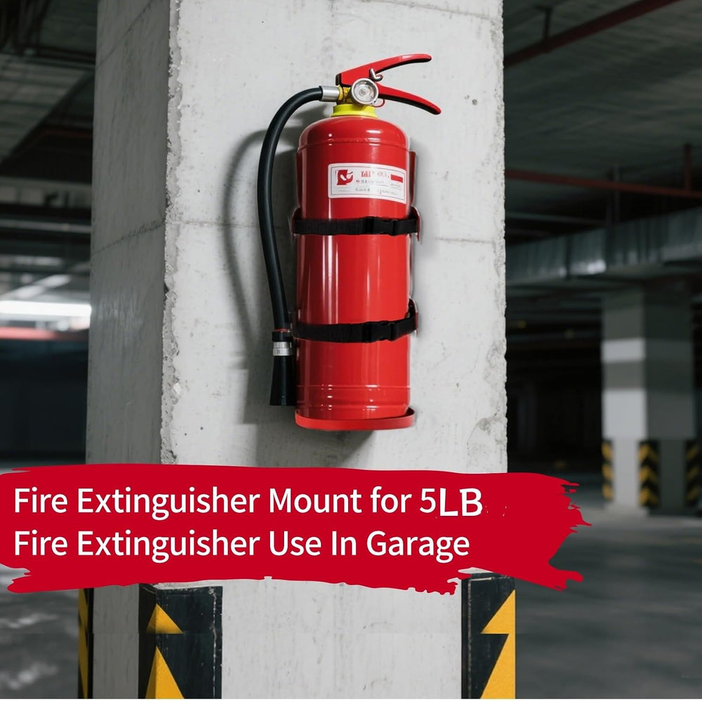 5LB Fire Extinguisher Mount with Quick Release Strap