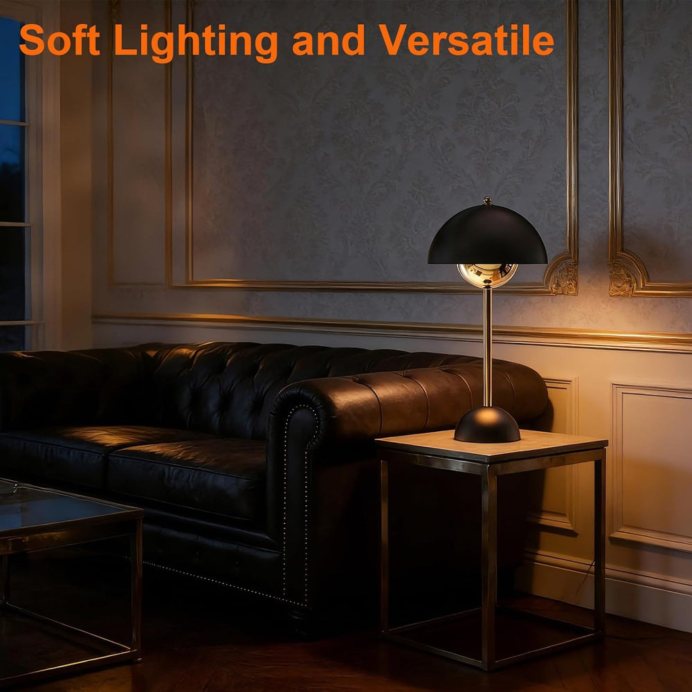 Dawnrise Cordless Table Lamp with 3 Color Temperatures, Modern Luxury Style
