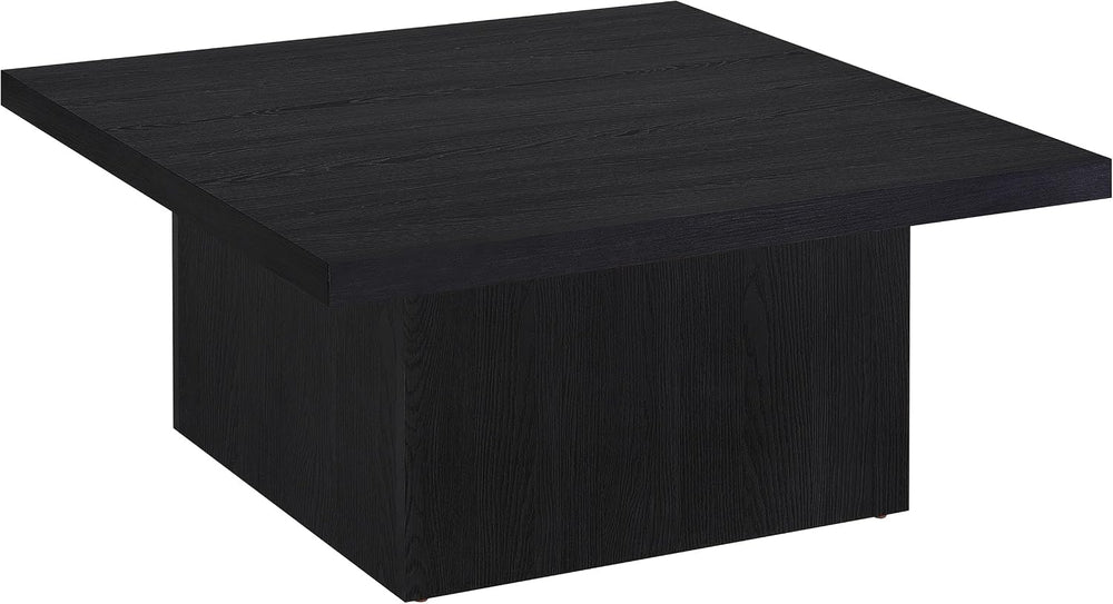 Coaster Devar 35.5-Inch Living Room Square Coffee Table, Black 706408