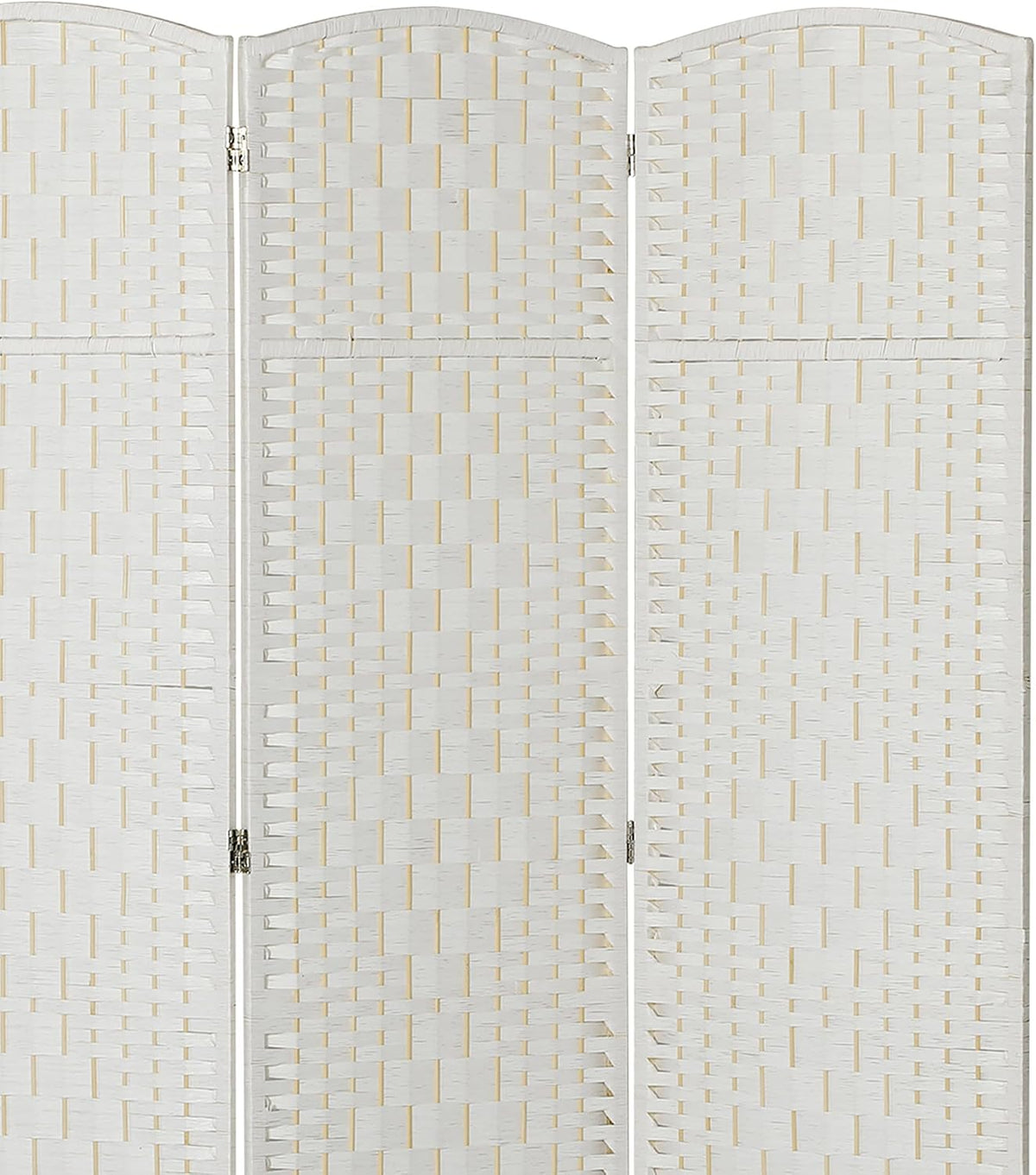 HOMCOM Room Divider 3-Panel, 6FT-Tall Folding Privacy Screen, White