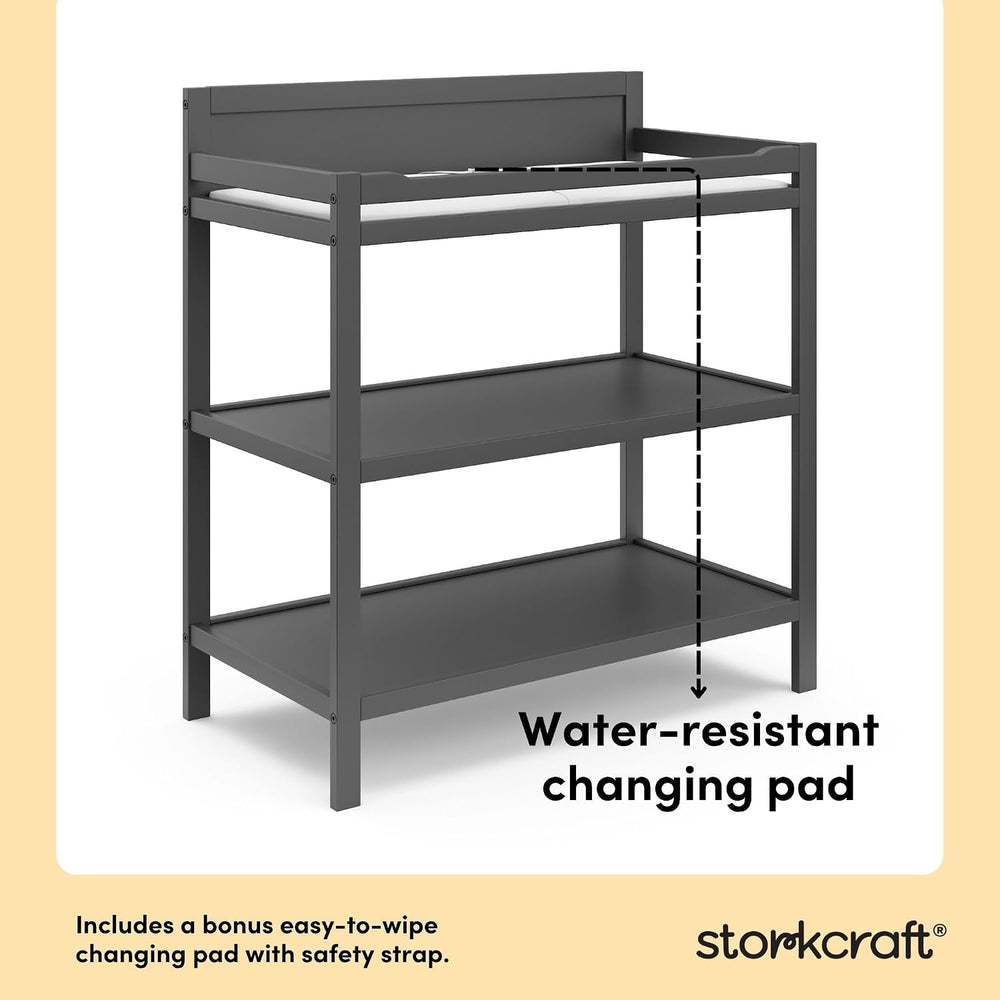Storkcraft Alpine Changing Table, Gray
