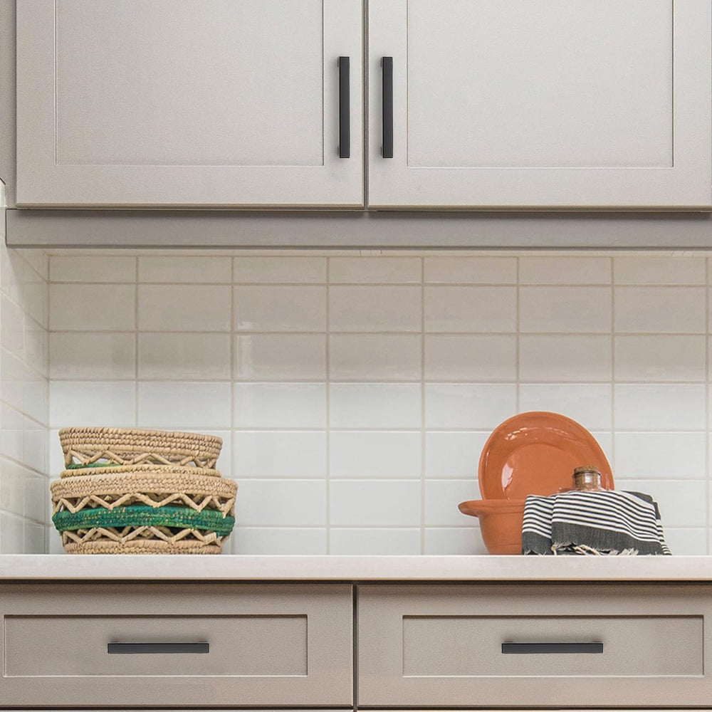 Ravinte Matte Black Kitchen Cabinet Handles 3 Inch Pulls 25 Pack