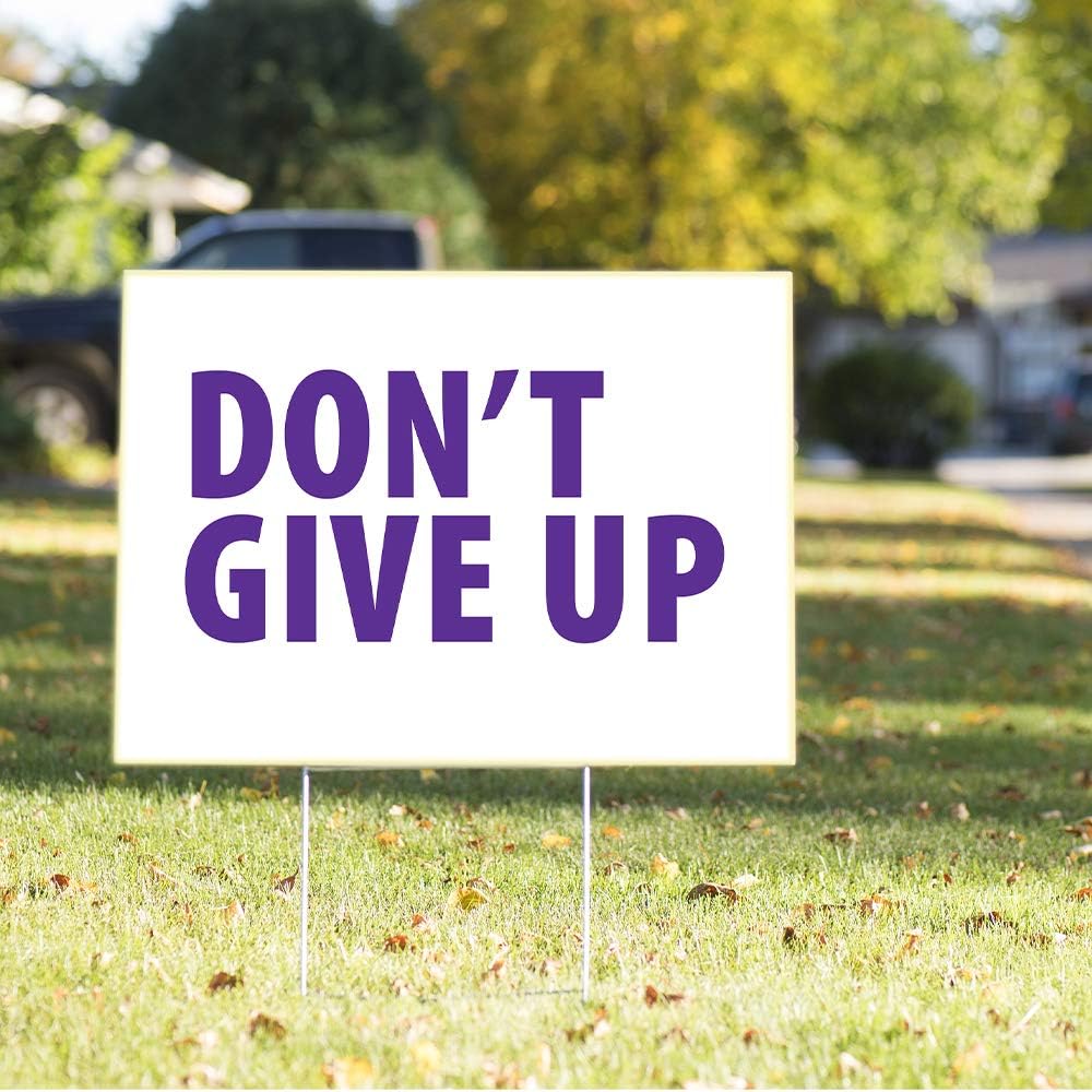 Vispronet Motivational Yard Sign Set – 23in x 17in Weather Resistant Yard Sig...
