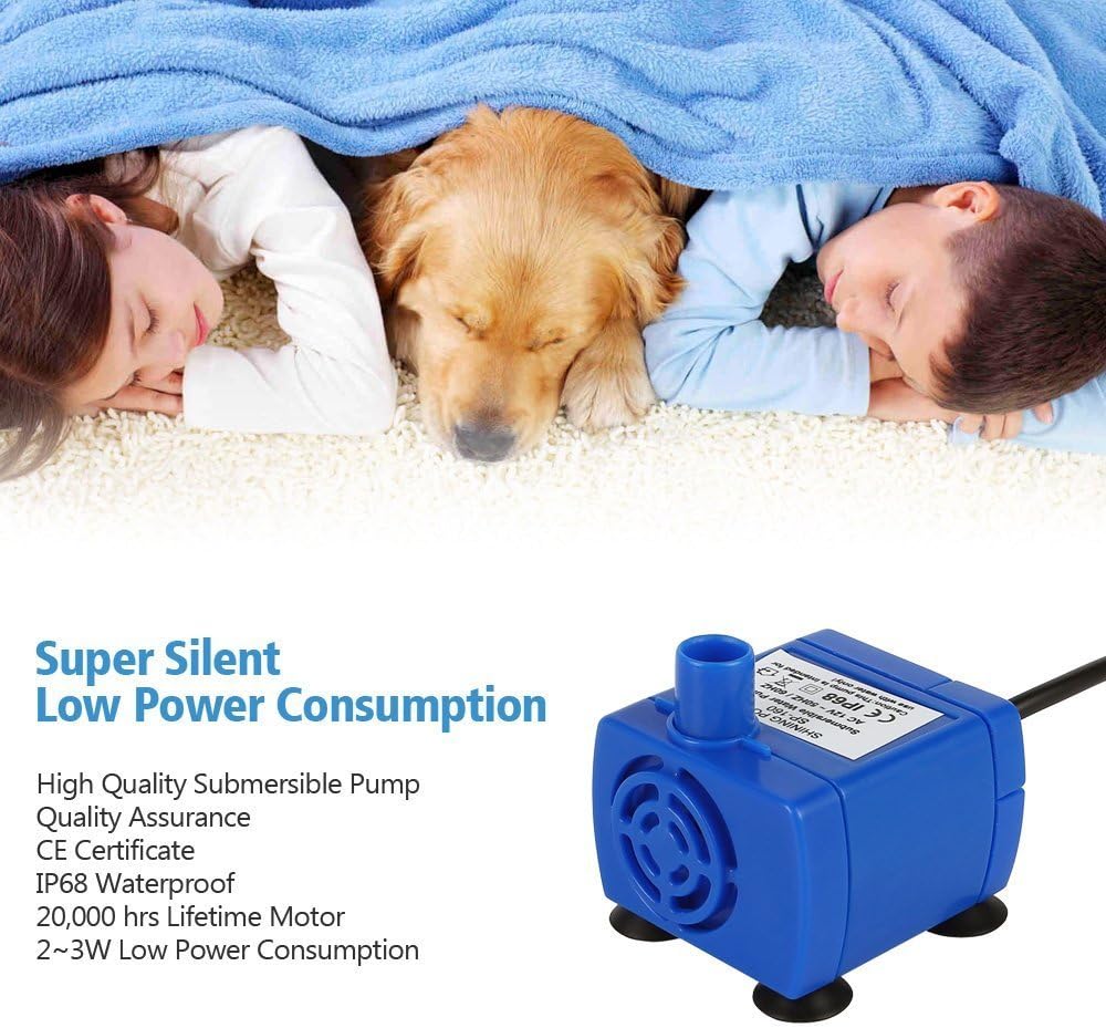 iPettie Tritone Ceramic Cat Water Fountain, Heavy-Duty Waterer for Pets