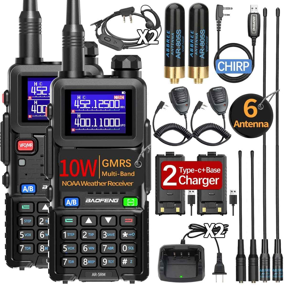 Baofeng Radio Ham Radio Handheld UV-5R Upgrade Long Range Rechargeable AR-5RM...