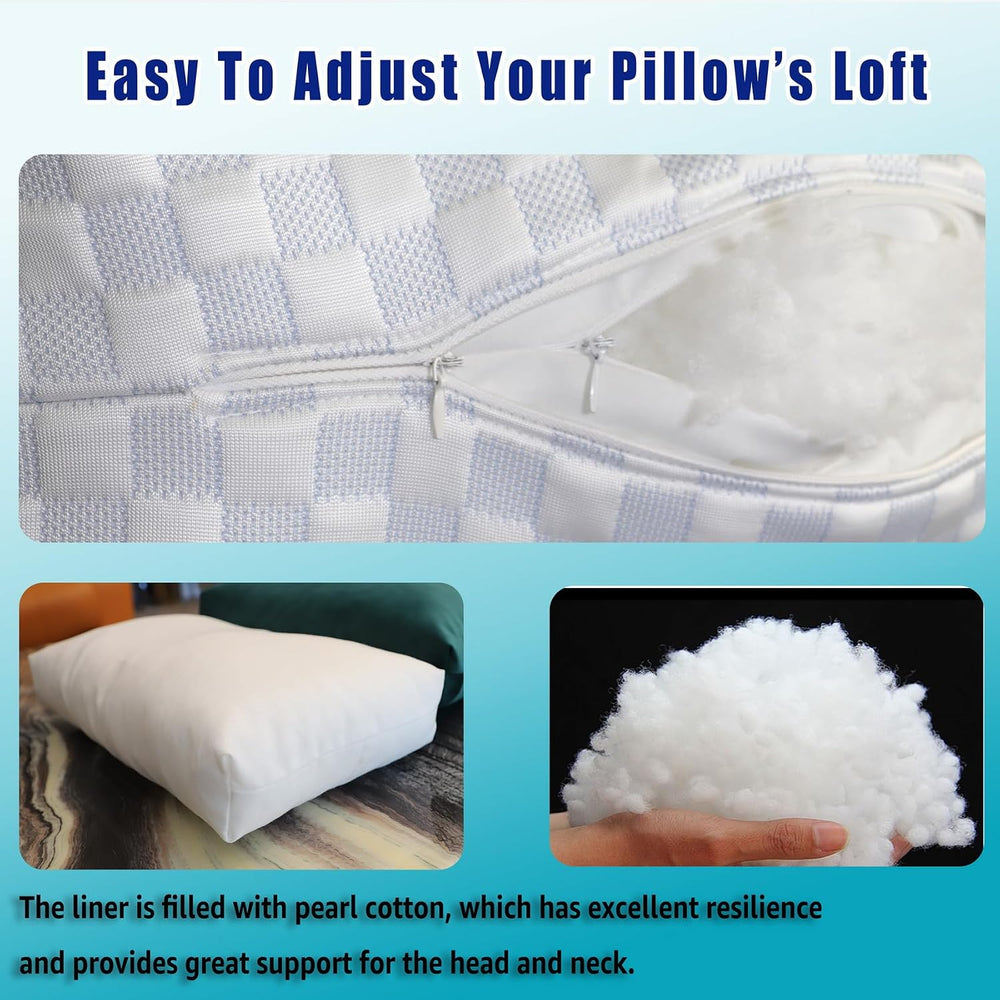 Cooling Neck Pillow for Recliner, Breathable Adjustable Non-Slip Headrest Cus...