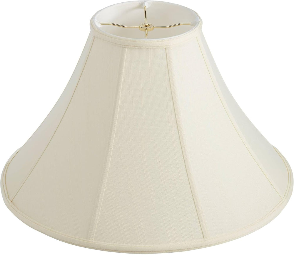 Turner Creme Flared Extra Large Bell Lamp Shade 7x20x13.75 (Spider)