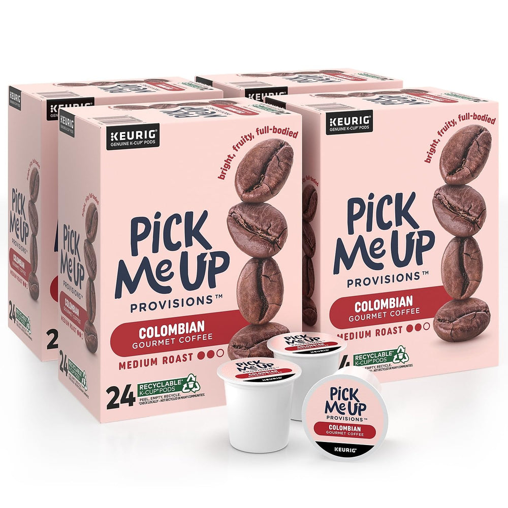Pick Me Up Provisions Colombian Medium Roast Coffee Pods, 96 Ct