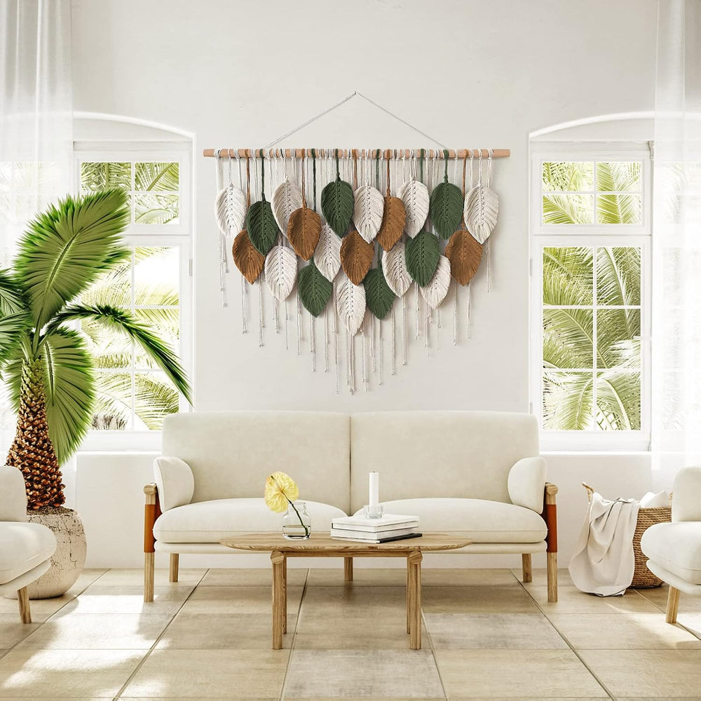 Large Macrame Wall Hanging Boho Woven Tapestry Chic Home Decor Wall Art