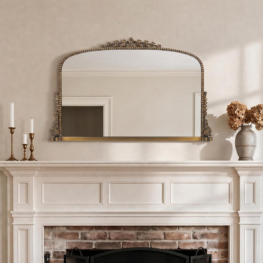 36"X23" Vintage Gold Mirror