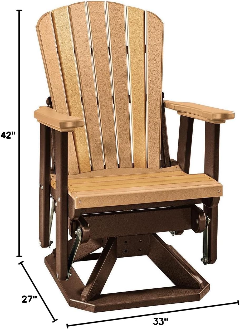OS Home and Office 510CTB Swivel Glider, One Size, Cedar/Tudor Brown