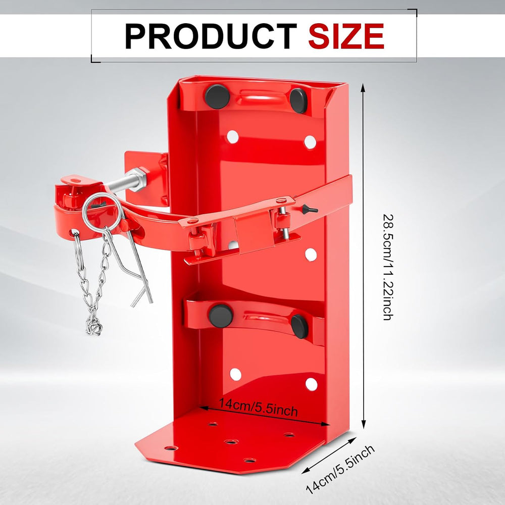 Zonon Fire Extinguisher Wall Mount Metal Bracket, Fe-10, Red, 1 Pcs