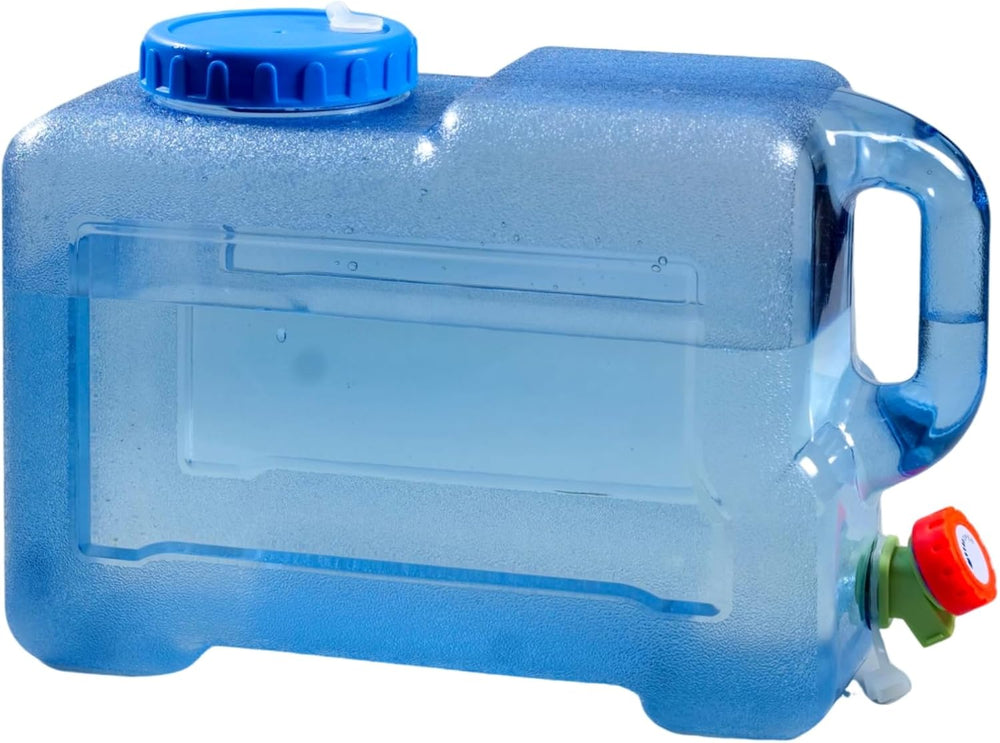 3.17 Gallon Water Container with Spigot, Portable Water Jug, No Leakage Campi...