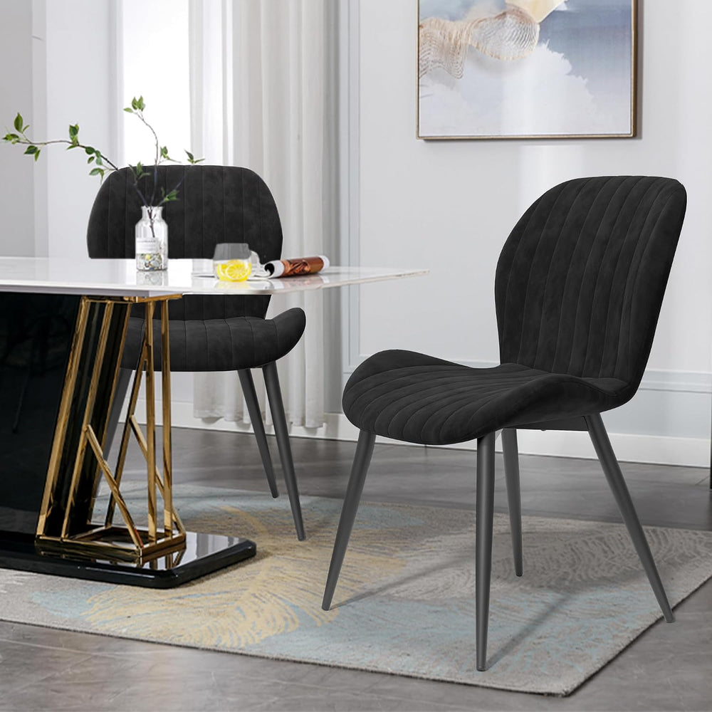 Modern Dining Room Chairs, Velvet Dining Chairs Set of 6