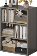 ALISENED 3-Tier Bookshelf, 23.6 × 9.4 × 35.2in, Small Bookshelf