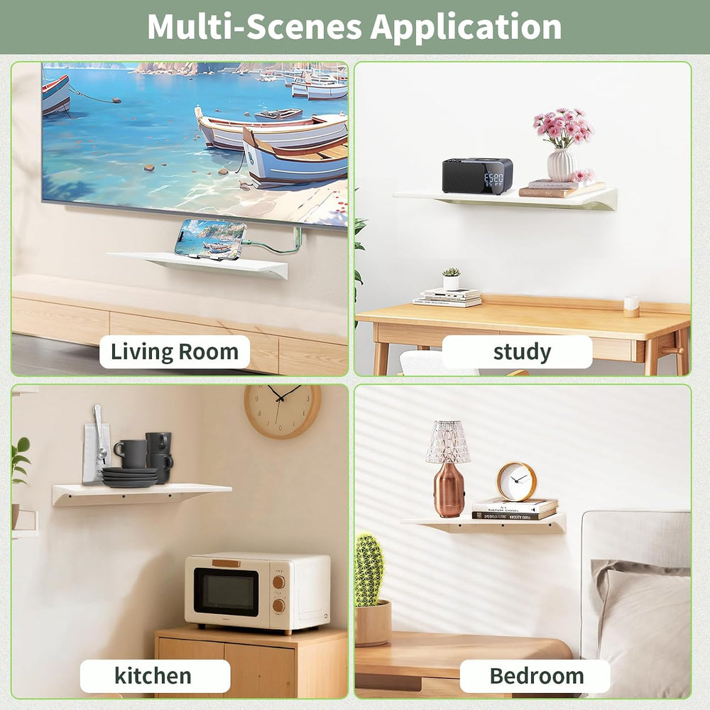 Floating TV Shelf, Projector Shelf, Router Wall Mount Shelf