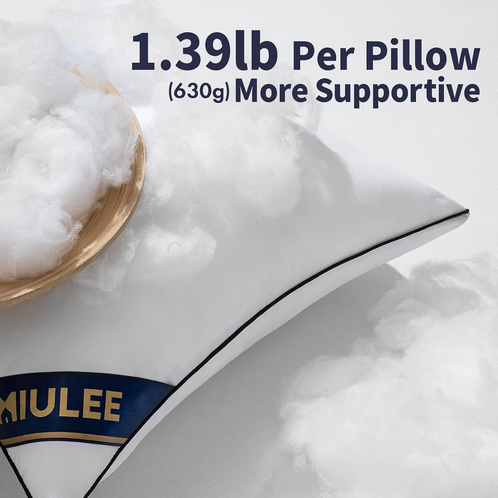 MIULEE 18x18 Pillow Inserts 4 Pack, Premium Down Alternative Throw Pillows