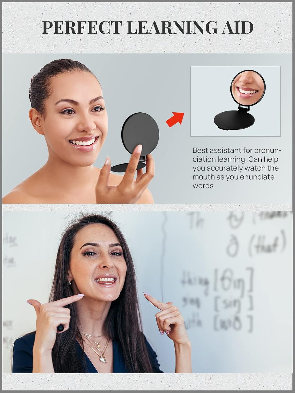 144 Pack Compact Mirror Bulk for Makeup and Purse, 4 Colors