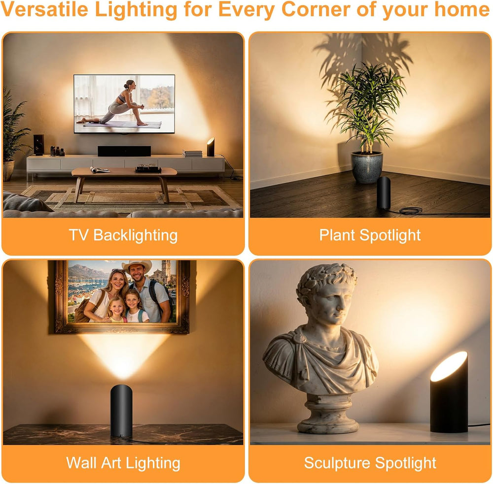 Uplighting Indoor Floor Can Lights,Spot Lights 7W 3000K GU10 LED Up Lights