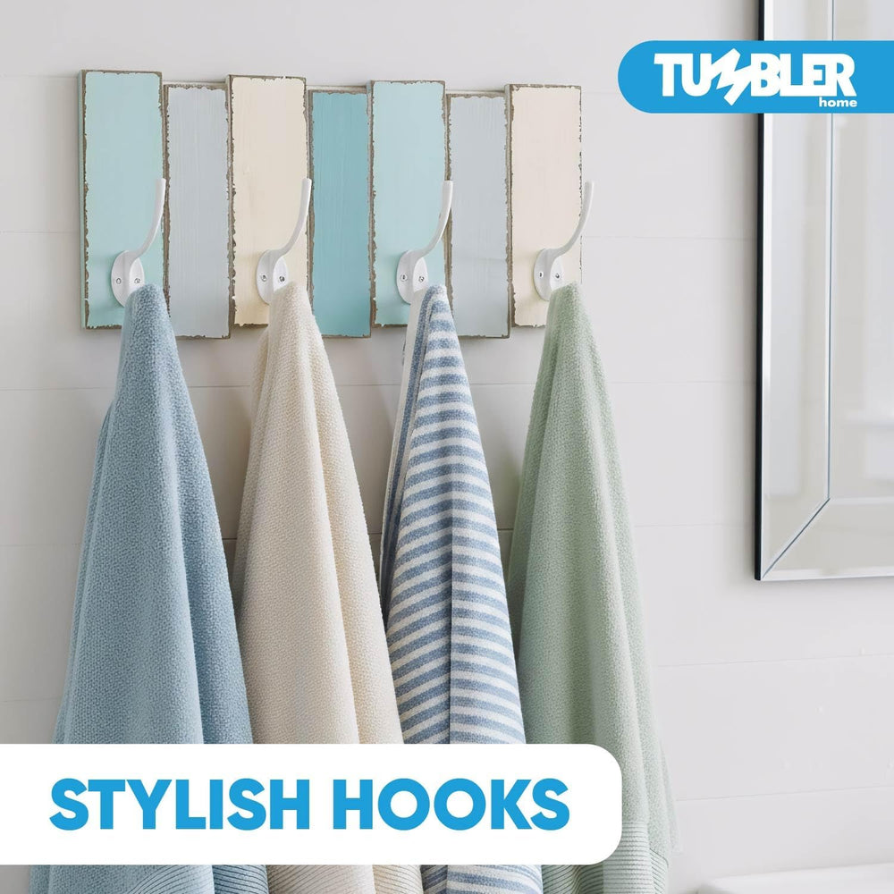 Tumbler Home Beachy Wall Hook Rack for Coastal and Beach Decor