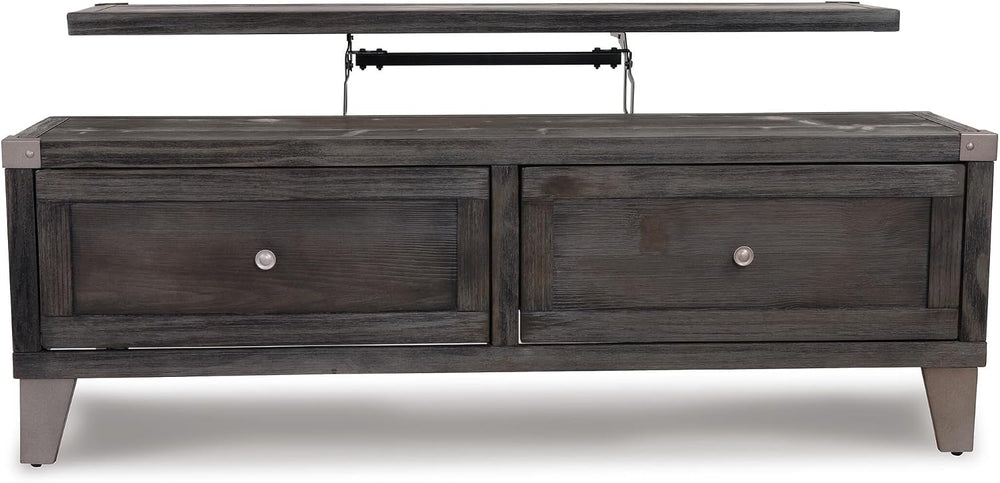 Signature Design by Ashley Todoe Lift Top Coffee Table, Dark Gray