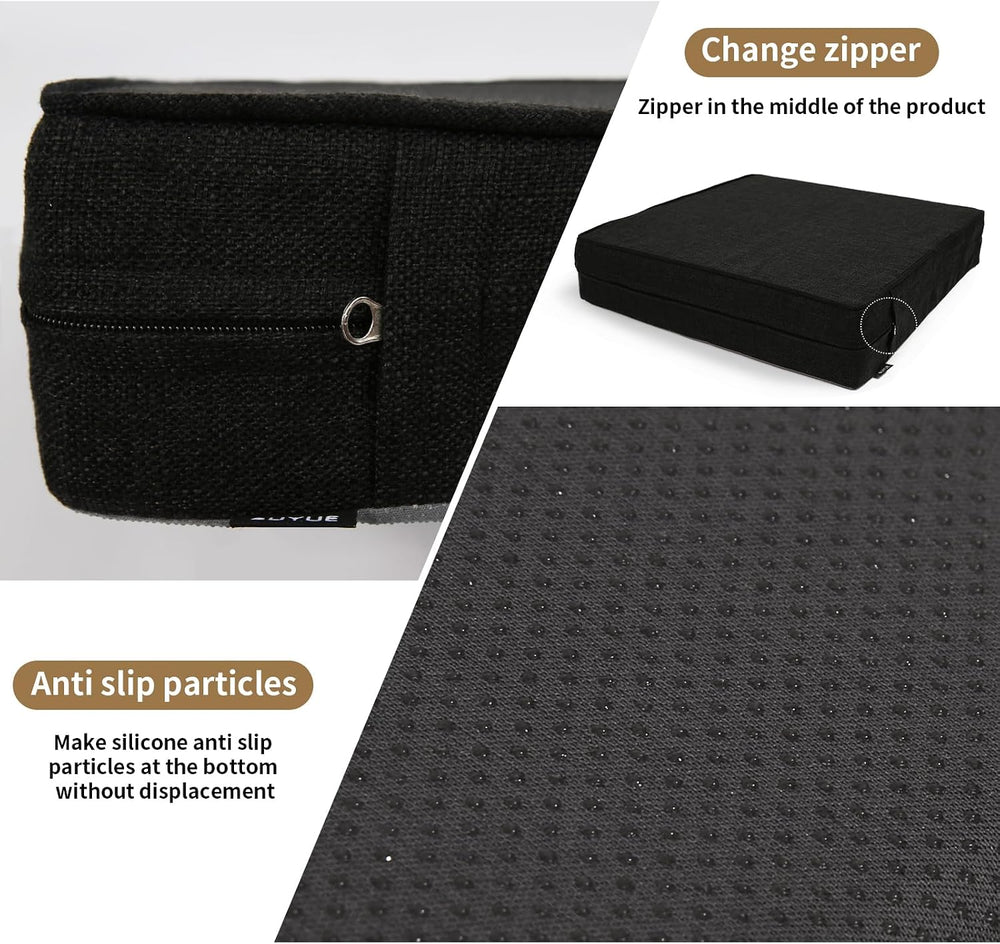 BUYUE Lifting Cushion for Elderly to Stand Up, 20x20x3 Inch Thick Foam Booste...