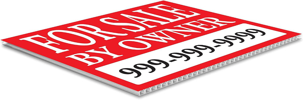 SignPro Customizable For Sale By Owner (FSBO) Sign, Personalized House For Sa...