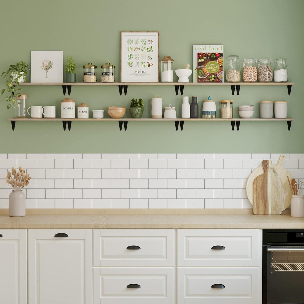 Wallniture Arras Floating Shelves for Wall Decor,17"x4.5" Bookshelf...