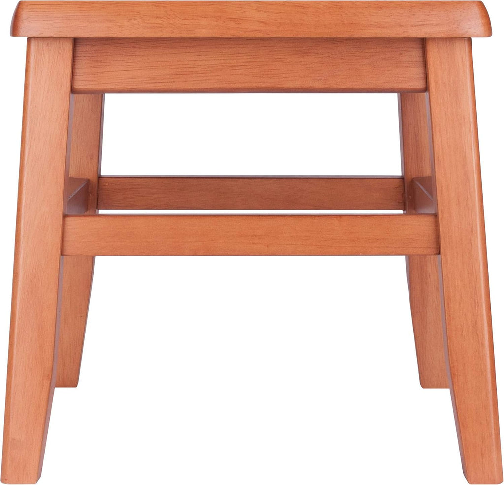 winsome kaya 2-pc step stool set, 12" high showing dimensions