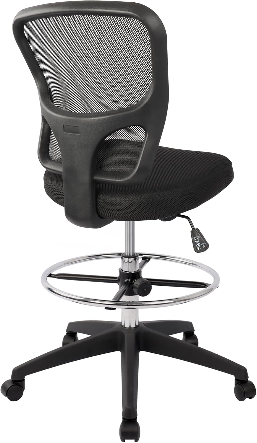 HYLONE Ergonomic Office Chairs, Office Drafting Chair, Rolling Stool Chair Ar...