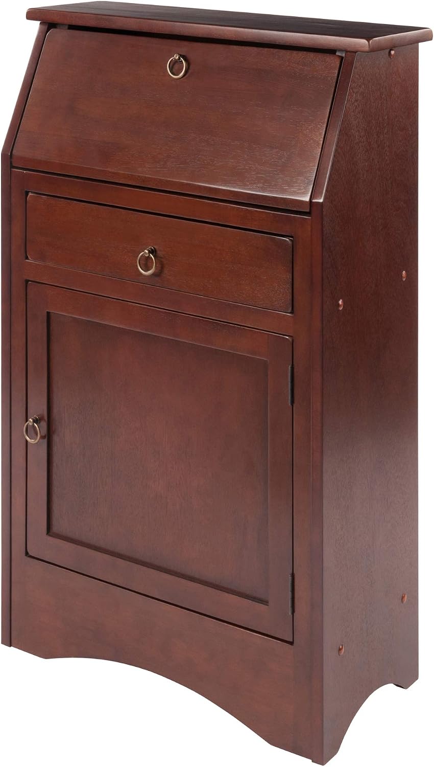 Winsome Regalia Secretary Desk, Antique Walnut
