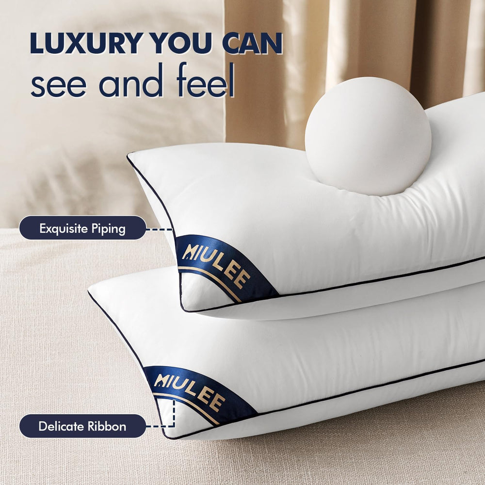 MIULEE 18x18 Pillow Inserts 4 Pack, Premium Down Alternative Throw Pillows