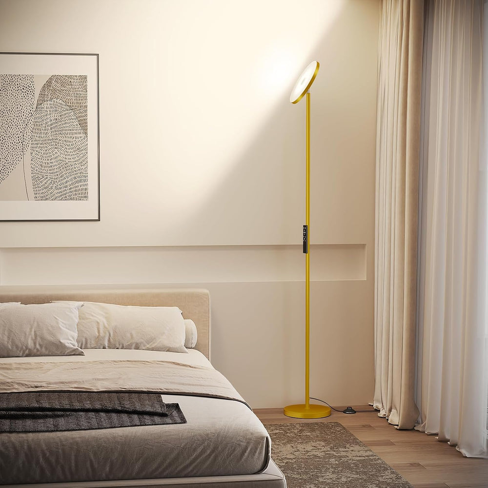 SUNMORY Floor Lamps for Living Room，LED Standing Lamp with Remote Control