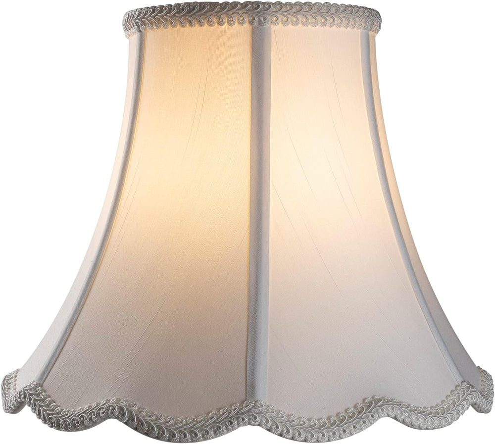 White Bell Lampshade, 5''x10''x8'', Solid Lamp Shade,...