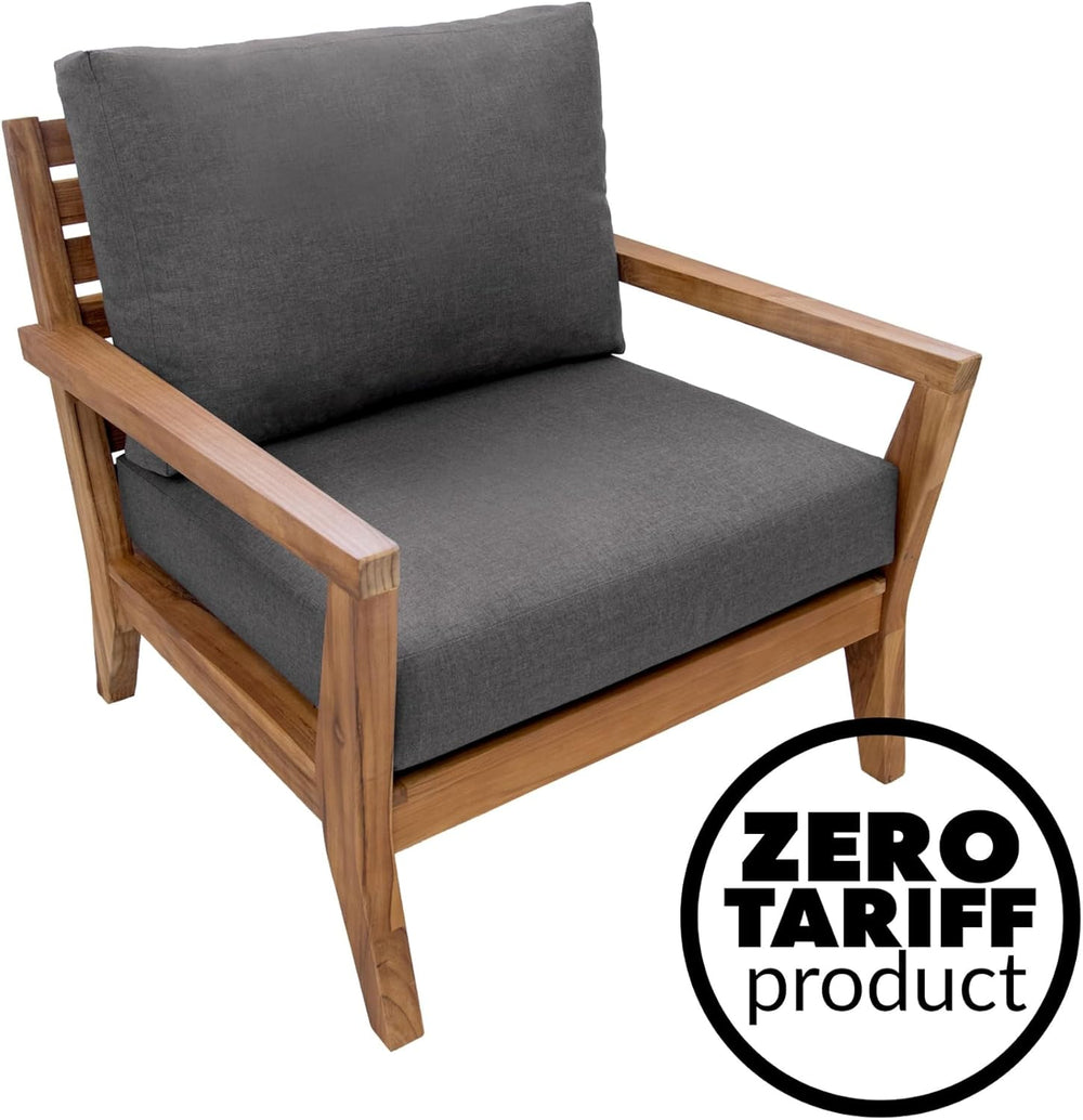 Eddie Bauer Home Deep Seating Outdoor Lounge Cushion, Knife Edge, 26" X ...