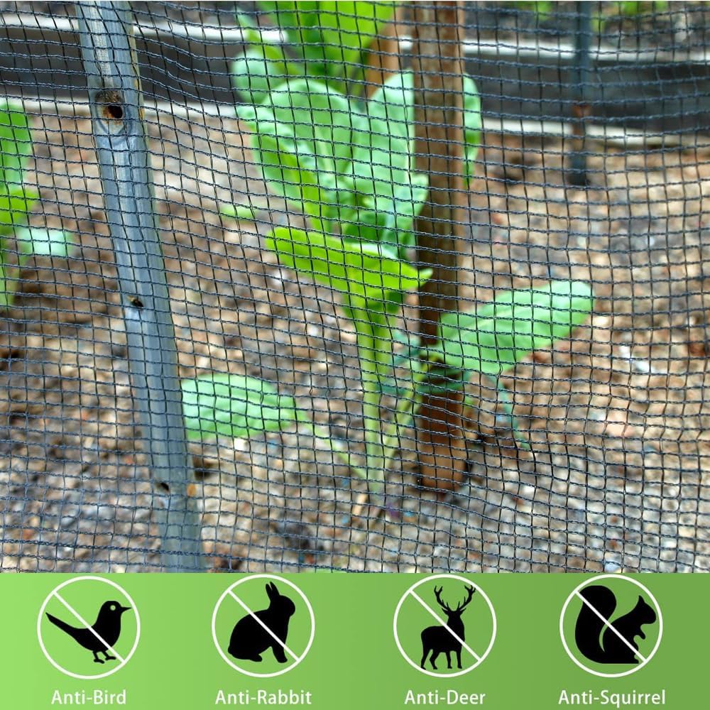 Deer Fence Netting for Garden, 4x100 FT Plastic Mesh Fence Roll