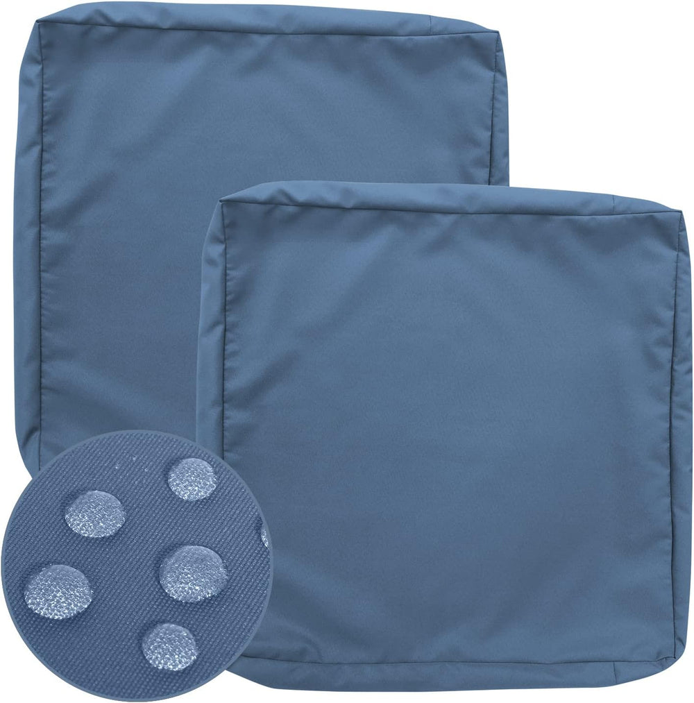 GUEGLSA Outdoor Replacement Cushion Covers 22x22x4, Waterproof Patio Cushion ...
