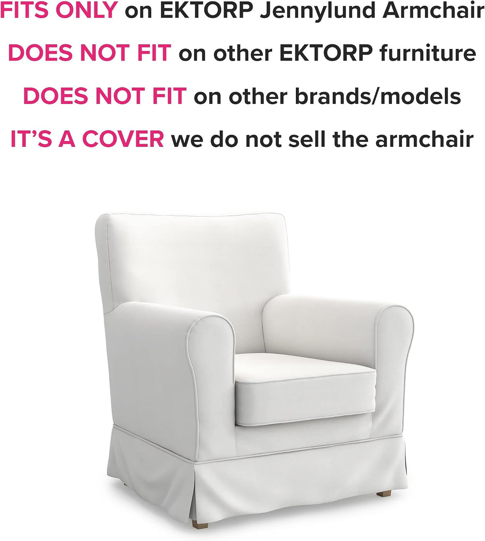 Jennylund Chair Cover Replacement for IKEA Jennylund Cover, Jennylund Armchai...