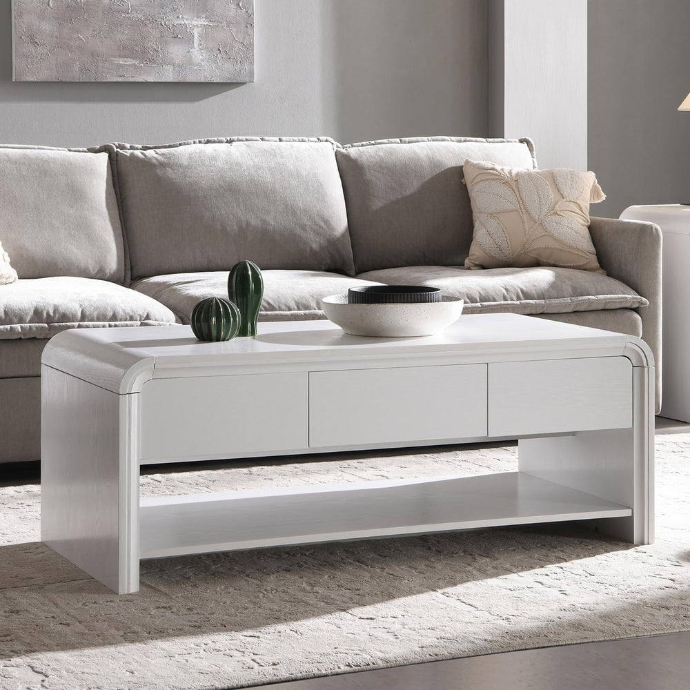 Aitjunz 47" Lift Top Coffee Table with Storage, Modern Coffee Table with...