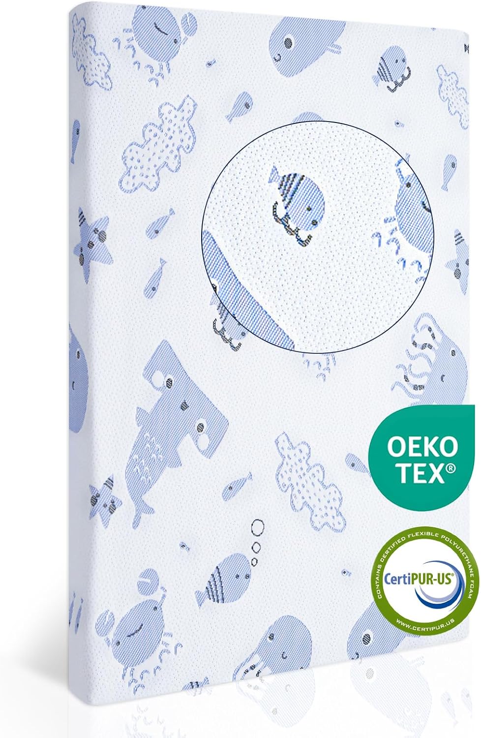 Pack and Play Mattress,38"x26" Dual Sided Premium Memory Foam