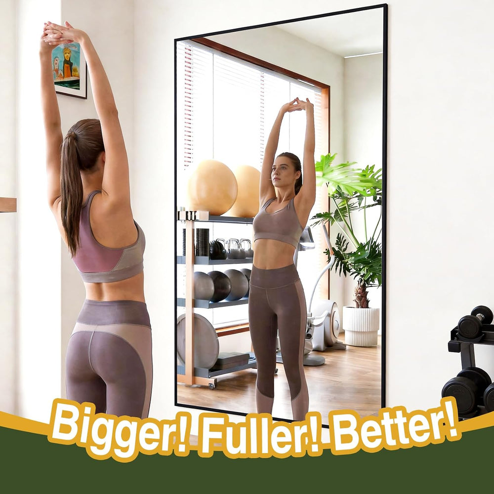 MELOMOIR 82"x44" Oversized Mirror Full Length, Floor Mirror for Gym...