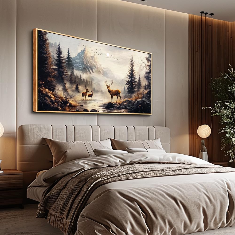 KELIYUAN Canvas Wall Art For Living Room Large Wall Decor For Bedroom Landsca...