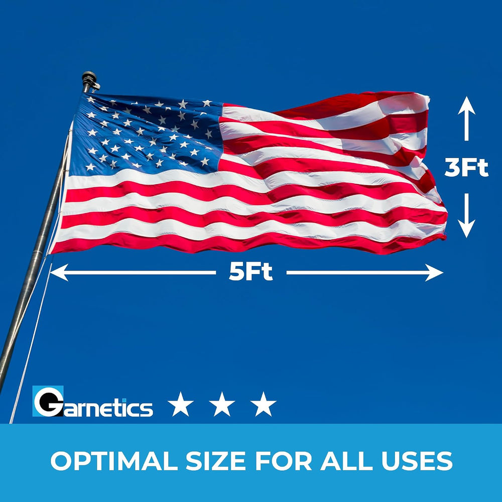 American Flag | American Flags for Outside 3X5 |100% Made in USA Flag-Premium...