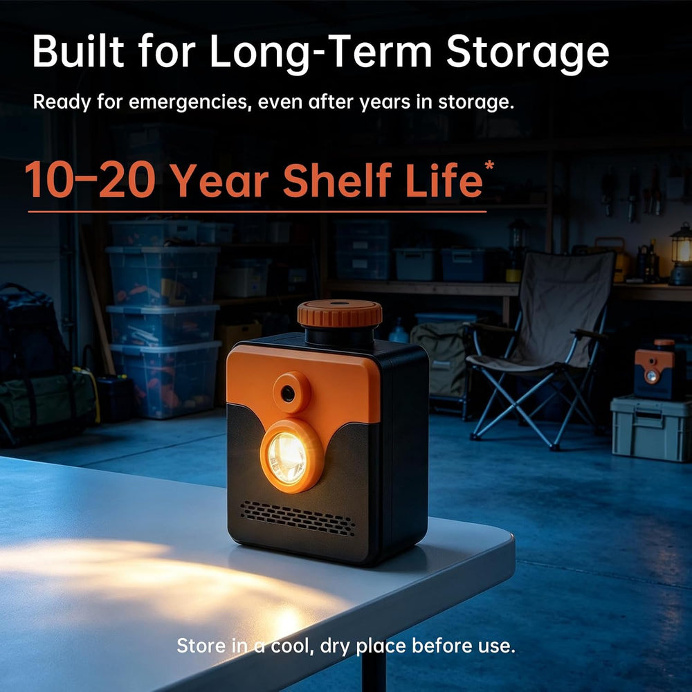 Saltwater Light Emergency Light, Power Outages 400-Hours Long-Lasting LED Lig...