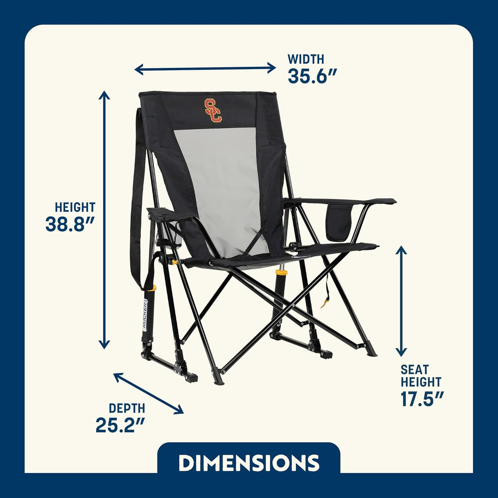 GCI Outdoor Comfort Pro Rocker Camping Chair | Portable Folding Rocking Chair...