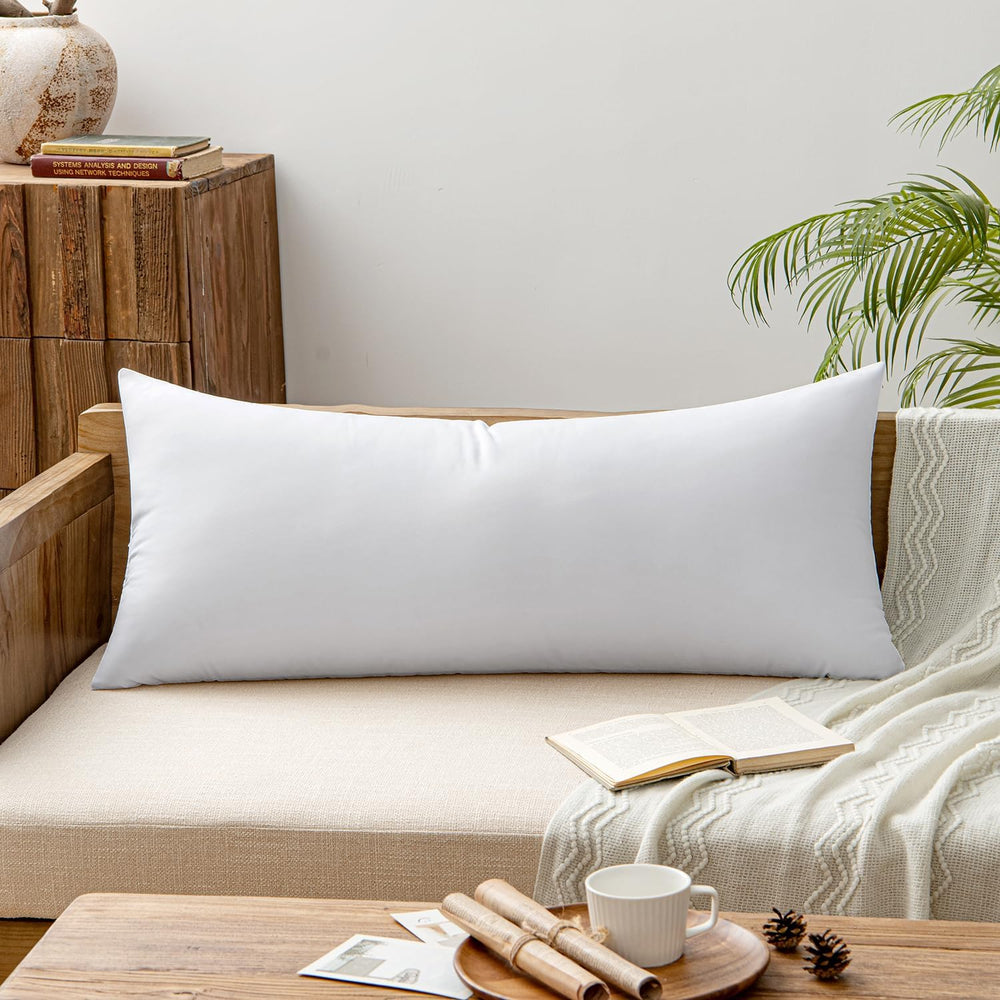 MIULEE 16x36 Pillow Insert, Premium Throw Pillow with Virgin Fiber Filling