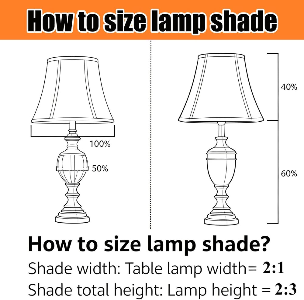 Uno Lamp Shade,Scalloped Lamp Shade 5" Top x 10" Bottom x 7.5"...