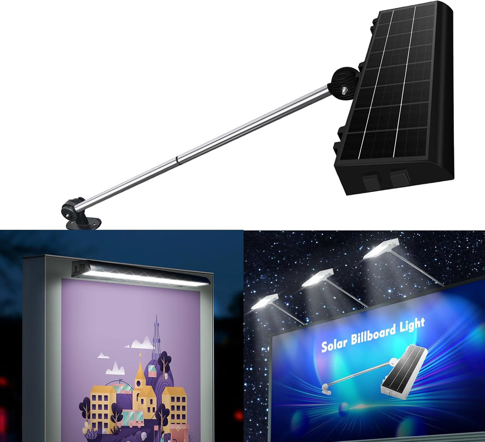 Solar Sign Lights Outdoor, 232 led Solar Sign Light, Billboard Lighting for B...
