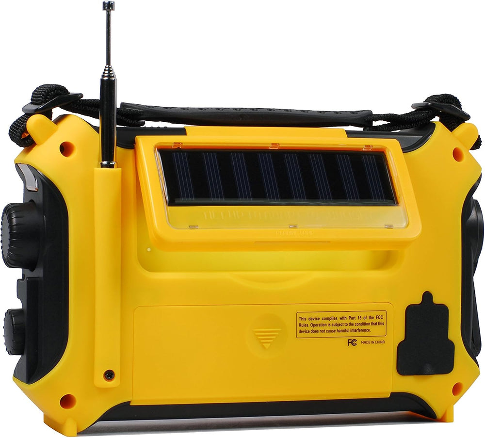 Kaito KA500 5-way Powered Solar Power,Dynamo Crank, Wind Up Emergency AM/FM/S...