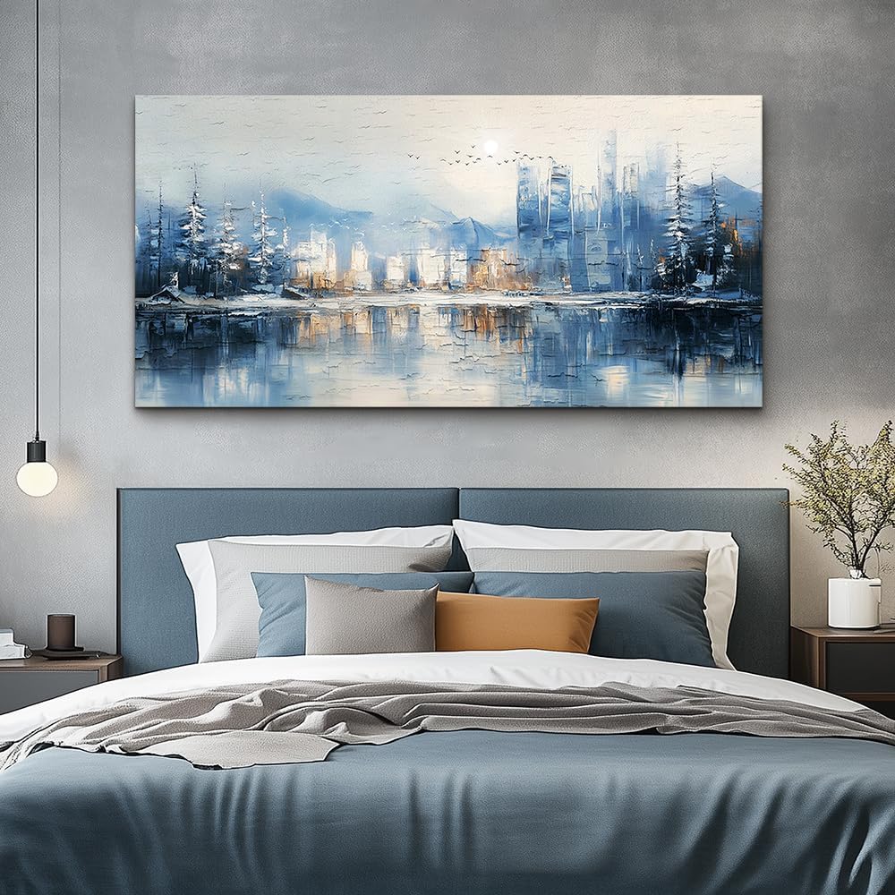 QIYILEXWART Canvas Wall Art For Living Room Large Wall Decor For Office Bedro...